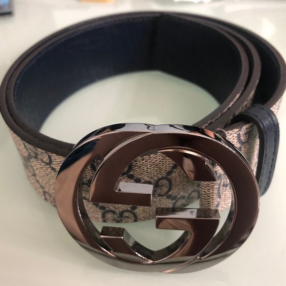 mens tan gucci belt